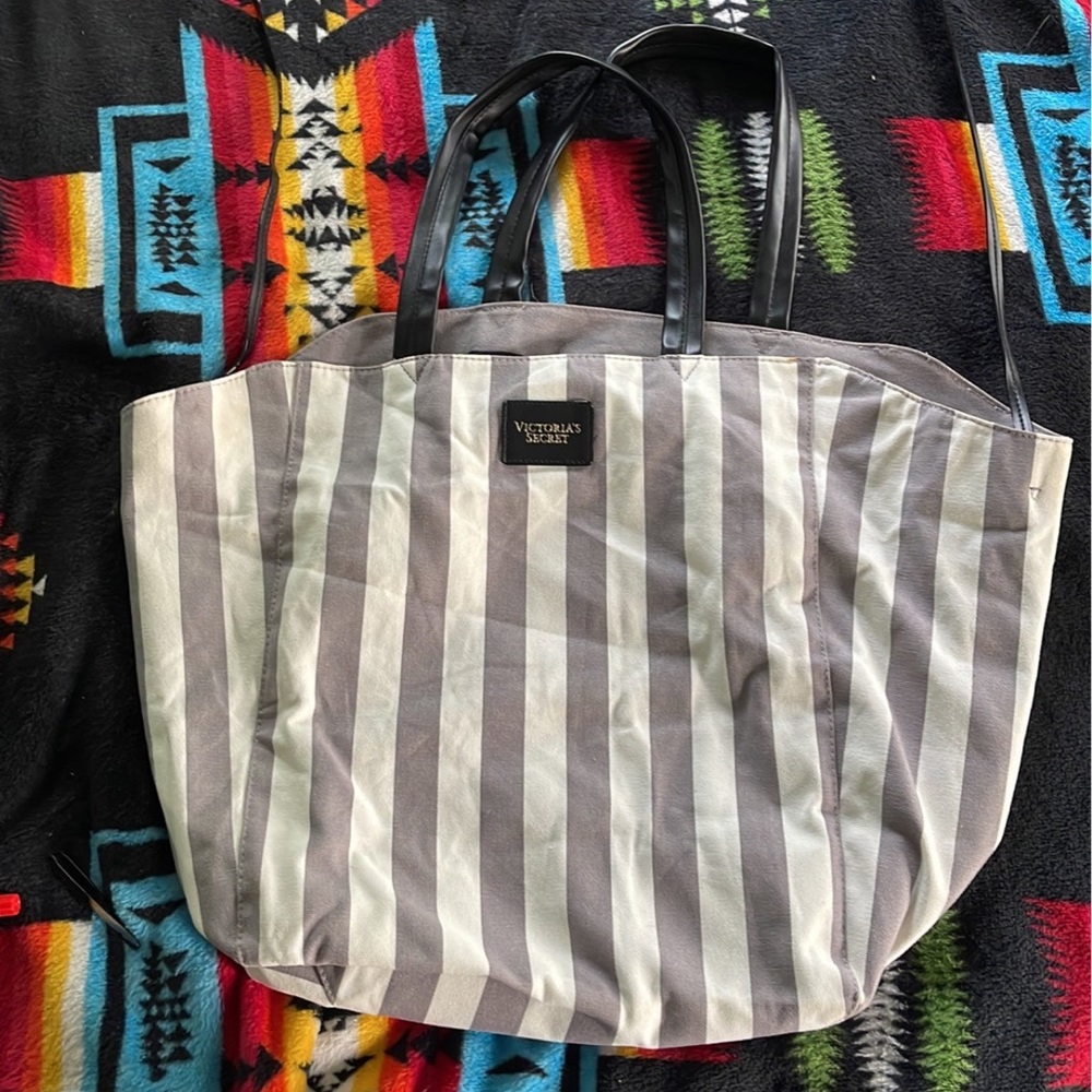 Victoria secret tote string tie bag